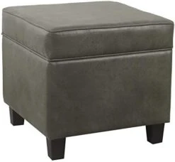 Homepop Home Decor | K7342-F2067 | Classic Square Storage Ottoman With Lift Off Lid | Ottoman With Storage For Living Room & Bedroom, Cream Woven -Amazon Store 41lU8Zo0kOL. AC