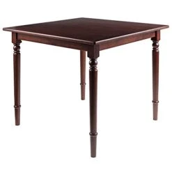 Winsome 94736 Mornay Dining Table, Walnut, 35" Square