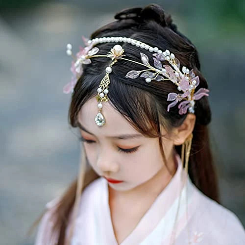 GENERIC 1Pc Chinese Traditional Style Long Tassel Headwear Retro Wedding Headband Ornaments 6 GENERIC 1Pc Chinese Traditional Style Long Tassel Headwear Retro Wedding Headband Ornaments - Image 4