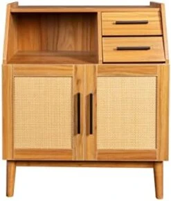 LKTART 70.87" High Farmhouse Rustic Hutch Pantry Storage Cabinet With Sliding Barn Door, Tall Storage Cabinet Adjustable Shelf For Home Hallway Entryway Living Room Espresso -Amazon Store 41lsJPzOJYL. AC