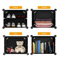 BASTUO Shoe Rack Organizer 48 Pairs Portable Shoe Storage Shelf Cabinet Narrow Standing Stackable Space Saver For Closet, Entryway, Hallway, Stand Expandable For Heels, Boots, Slippers, Black 12 BASTUO Shoe Rack Organizer 48 Pairs Portable Shoe Storage Shelf Cabinet Narrow Standing Stackable Space Saver For Closet, Entryway, Hallway, Stand Expandable For Heels, Boots, Slippers, Black -Amazon Store 41lymLTQcaL