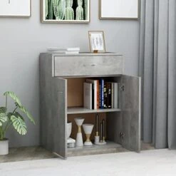 Youuihom Sideboard Kitchen Storage Cabinets Tool Cabinets Decorative Cabinets Concrete Gray 23.6"x11.8"x29.5" Engineered Wood Suitable For Office, Home, Garage, Dining Room 12 Youuihom Sideboard Kitchen Storage Cabinets Tool Cabinets Decorative Cabinets Concrete Gray 23.6"x11.8"x29.5" Engineered Wood Suitable For Office, Home, Garage, Dining Room -Amazon Store 41lzOw7NQlL