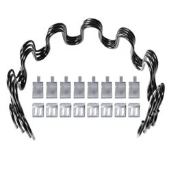 Yoogu 18inch Sofa Chair Upholstery Springs 4 PCS Replacement Includes Clips For Furniture Couch Repair Or Other Applications