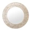 KOUBOO 1040142, Pearlescent White Round Capiz Seashell Sunray Wall Mirror -Amazon Store 41mVPGJapSL