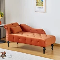 RARZOE Tufted Velvet Chaise Lounge Indoor With Storage, Upholstered Rolled Arm Chaise Lounges Indoor Chair, Right Arm Facing Chaise Lounge With Nailhead Trim For Living Room Bedroom Office,White 30 RARZOE Tufted Velvet Chaise Lounge Indoor With Storage, Upholstered Rolled Arm Chaise Lounges Indoor Chair, Right Arm Facing Chaise Lounge With Nailhead Trim For Living Room Bedroom Office,White -Amazon Store 41maAlyJkLL. AC