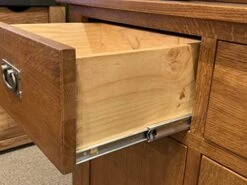 Crafters And Weavers Mission 4 Door & 4 Drawer China Cabinet - Michael's Cherry - 42inch, Brown