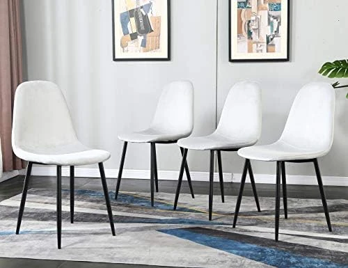 WENYU Dining Chairs Set Of 4, Mid Century Dining Room Chairs Kitchen Chairs, Upholstered Accent Chairs For Living Room 14 WENYU Dining Chairs Set Of 4, Mid Century Dining Room Chairs Kitchen Chairs, Upholstered Accent Chairs For Living Room - Image 12