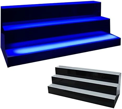 YILIKISS 31 Inch 4 Step LED Lighted Liquor Bottle Display Illuminated Bottle Shelf Home Commercial Bar Shelf Light Changing Shelves With Remote Control,Multiple Colors LED Bar Shelves For Liquor 10 YILIKISS 31 Inch 4 Step LED Lighted Liquor Bottle Display Illuminated Bottle Shelf Home Commercial Bar Shelf Light Changing Shelves With Remote Control,Multiple Colors LED Bar Shelves For Liquor - Image 8