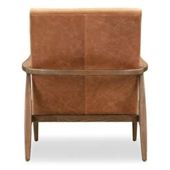 POLY & BARK Rowan Lounge Chair In Full-Grain Pure-Aniline Italian Leather, Set Of 2, Cognac Tan 13 POLY & BARK Rowan Lounge Chair In Full-Grain Pure-Aniline Italian Leather, Set Of 2, Cognac Tan -Amazon Store 41n0W4iJaHL