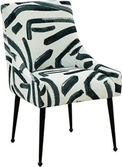 MEXIYA Irina Dining Chair Beige Easy Clean Velvet Upholstered Side Chair With Brushed Gold Leg -Amazon Store 41nDIgHxRL. AC