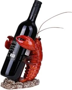 ICE ARMOR Decorative Wine Bottle Holder, Wine Rest Statue, Home Decor Wine Display Table Centerpiece For Tabletops And Counters, Wine Lovers Gift -Amazon Store 41nHbie6MAL. AC