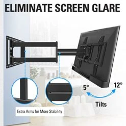 Mounting Dream Long Arm TV Wall Mount For Most 42-90 Inch TV, 40 Inch Long Extension TV Mount Swivel And Tilt, Full Motion TV Mount Fits Max VESA 800x400mm, 150 Lbs. Loading, 16”,18”, 24” Studs -Amazon Store 41nHz41oSlL