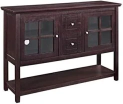 Walker Edison Charlotte Classic Glass Door Storage Buffet, 52 Inch, White -Amazon Store 41nIJuBzVEL. AC