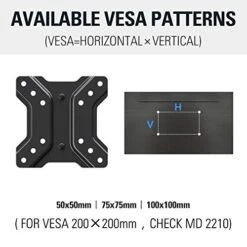 Mounting Dream Lockable RV TV Mount For Most 10-26 Inch Flat Screen, RV Mount TV Bracket For Camper Trailer Truck Boat, Full Motion RV TV Wall Mount Quick Release Lock, VESA 100x100mm, 22 Lbs MD2209 -Amazon Store 41nn9EonGyL