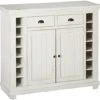 Progressive Furniture Willow Server, Distressed White -Amazon Store 41noH52wbiL
