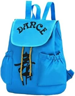Sports Backpack Ballet Backpack Ballet Bag Girl Shoulders Bag Leisure Backpack Clothes Storage Bag Gym Bookbag (Color : Blue, Size : 33X28CM) -Amazon Store 41o6DIPeY3L. AC