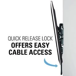 Sanus Universal Low Profile Tilt TV Wall Mount For 37" - 80" LED, LCD & Plasma TVs, Eliminates Glare With 10º Of Tilt & Post-Install Adjustments - 3 Step Install - Safety Certified - MLT14-B1 -Amazon Store 41o73JBGlIL