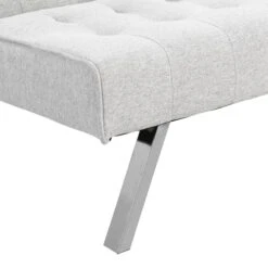 Futon Sofa Bed Convertible Sofa Couch Futon Bed Couch, Adjustable Loveseat Futon Living Room Furniture With Chrome Metal Legs,Home Recliner Reversible Loveseat Folding Daybed Guest Bed (White) 17 Futon Sofa Bed Convertible Sofa Couch Futon Bed Couch, Adjustable Loveseat Futon Living Room Furniture With Chrome Metal Legs,Home Recliner Reversible Loveseat Folding Daybed Guest Bed (White) -Amazon Store 41oAtc8rtIL
