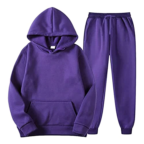 Men's Tracksuit 2 Piece Fall Winter Casual Jogger Sport Gym Pockets Sweatsuit Cozy Long Sleeve Hoodies Sweatpant Set 063 3 Men's Tracksuit 2 Piece Fall Winter Casual Jogger Sport Gym Pockets Sweatsuit Cozy Long Sleeve Hoodies Sweatpant Set 063