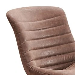 Chairelax Dining Chair Set Of 2, Synthetic Leather Modern Design Bar Chair With Metal Legs For Kitchen Bar Counter Restaurant Dining Room Living Room (Reddish Brown) -Amazon Store 41oTlP3AkbL