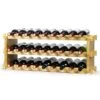 Finnhomy Wine Rack 27-Bottle 3-Tier Natural Bamboo Display Wine Storage Shelves Stackable Wine Bottle Holder -Amazon Store 41oY6D0qHUL