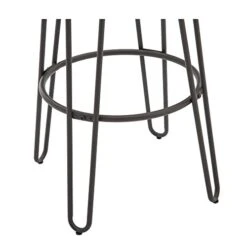 NOBPEINT 3 Piece Bar Table Set 2 Stools Bistro Pub Kitchen Dining Furniture, Rustic Brown 13 NOBPEINT 3 Piece Bar Table Set 2 Stools Bistro Pub Kitchen Dining Furniture, Rustic Brown -Amazon Store 41od2pDqmuL