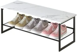 Garden 4 You 4-Tiers Shoe Storage Freestanding Organizer Modern 25.2 In Tilting Adjustable Shoe Rack, Stable, Durable For High Heels, Entryways, Hallways, Closets, Dormitory Rooms, Industrial, Brown 18 Garden 4 You 4-Tiers Shoe Storage Freestanding Organizer Modern 25.2 In Tilting Adjustable Shoe Rack, Stable, Durable For High Heels, Entryways, Hallways, Closets, Dormitory Rooms, Industrial, Brown -Amazon Store 41ojx7tY0JL. AC