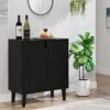 Panana 2 Door Kitchen Buffet Storage Cabinet Accent Console Table For Kitchen Dining Living Room Hallway Office (Black) -Amazon Store 41okosOyHRL