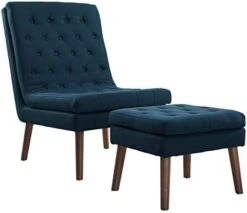 Modway Modify Tufted Modern Lounge Accent Chair And Ottoman Set In Beige -Amazon Store 41oo0AuMzL. AC