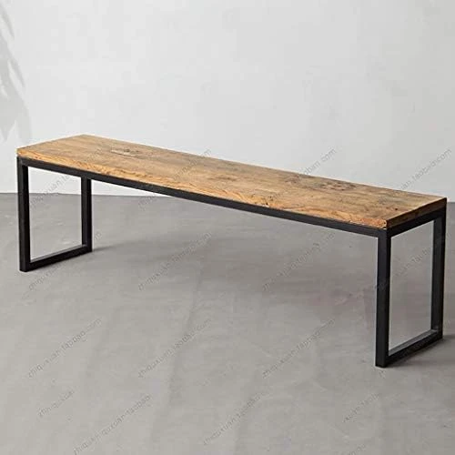 Long Bench, Loft Retro Wrought Iron Shoe Bench, Park Bathroom Mall Promenade Rest Stool (Size : 1003045cm) 9 Long Bench, Loft Retro Wrought Iron Shoe Bench, Park Bathroom Mall Promenade Rest Stool (Size : 1003045cm) - Image 7