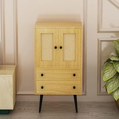 WERSMT Kitchen Pantry Storage Cabinet With 6 Door 1 Drawer 1 Display Space, Multifunctional Buffet Storage Coffee Bar For Kitchen, Living Room, 39.37"x15.35"x70.86",White 15 WERSMT Kitchen Pantry Storage Cabinet With 6 Door 1 Drawer 1 Display Space, Multifunctional Buffet Storage Coffee Bar For Kitchen, Living Room, 39.37"x15.35"x70.86",White - Image 13