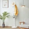 TinyTimes Wooden Coat Rack Free Standing, Cactus Shape, Sturdy Rustic Hall Tree Coat Tree Coat Hanger With 6 Hooks, For Coat, Hat, Clothes, Scarves, Handbags, Umbrella - White 2 TinyTimes Wooden Coat Rack Free Standing, Cactus Shape, Sturdy Rustic Hall Tree Coat Tree Coat Hanger With 6 Hooks, For Coat, Hat, Clothes, Scarves, Handbags, Umbrella - White -Amazon Store 41pkrLleR9L