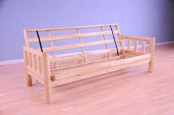 Clearwater Creek Outfitters Northwoods Lodge Log Futon Frame In Natural Wood With 8" Premium Innerspring Mattress (Mocha) 7 Clearwater Creek Outfitters Northwoods Lodge Log Futon Frame In Natural Wood With 8" Premium Innerspring Mattress (Mocha) -Amazon Store 41puj14dXxL