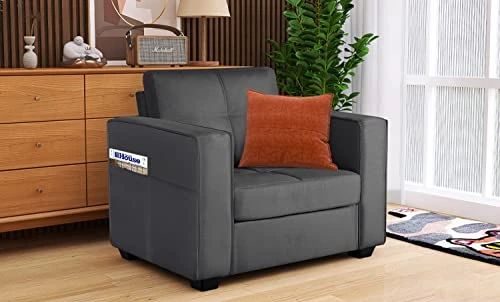 TYBOATLE Modern Living Room Sectional Sofa Sets 2 Piece, 65” W Tufted Mid-Century Loveseat Couch W/ 2 USB Charging Ports And Comfy Accent Arm Chairs For Small Space, Apartment, Office (Dark Grey) 5 TYBOATLE Modern Living Room Sectional Sofa Sets 2 Piece, 65” W Tufted Mid-Century Loveseat Couch W/ 2 USB Charging Ports And Comfy Accent Arm Chairs For Small Space, Apartment, Office (Dark Grey) - Image 3