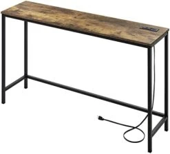 Lifewit 39.4” Console Entryway Table With 2 Power Outlets And 2 USB Ports,Industrial Narrow Sofa Table For Hallway, Living Room,Bedroom,Kitchen, Metal Frame, Rustic Brown, Easy Assembly 21 Lifewit 39.4” Console Entryway Table With 2 Power Outlets And 2 USB Ports,Industrial Narrow Sofa Table For Hallway, Living Room,Bedroom,Kitchen, Metal Frame, Rustic Brown, Easy Assembly -Amazon Store 41q1hBbJNaL. AC