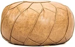 Moderner Faux Leather Pouf Unstuffed Ottoman Moroccan Footstool, Floor Footrest Cushion, Storage Solution - Natural Brown Color (Cognac, 23x11) 25 Moderner Faux Leather Pouf Unstuffed Ottoman Moroccan Footstool, Floor Footrest Cushion, Storage Solution - Natural Brown Color (Cognac, 23x11) -Amazon Store 41qEMP7b5iL. AC