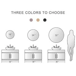 SD SOFT DANCE Round Mounting Mirror Wall Decor - Circle Vanity Mirror With Metal Rose Gold Frame For Contemporary Rooms 24 Inch -Amazon Store 41qMubxo0SL