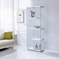 Picket House Furnishings Maxwell Glass Display Cabinet -Amazon Store 41qZasVGS7L