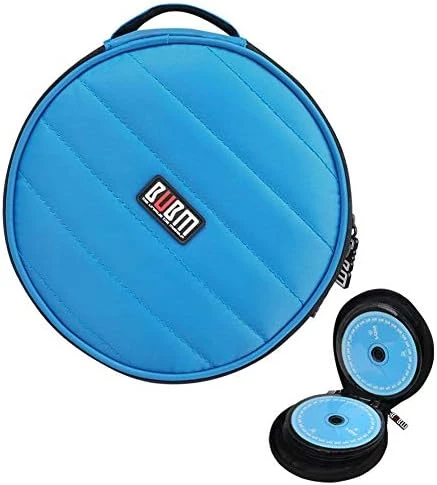 CD DVD Case BUBM 32 CD Disc Holder Compact And Easy To Store For Car Home And Travel Blue 7 CD DVD Case BUBM 32 CD Disc Holder Compact And Easy To Store For Car Home And Travel Blue - Image 5