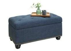 Convenience Concepts Designs4Comfort 7th Avenue Storage Ottoman, Blue Fabric 10 Convenience Concepts Designs4Comfort 7th Avenue Storage Ottoman, Blue Fabric -Amazon Store 41qegj5SYpL