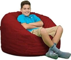 ULTIMATE SACK 3000 (3 Ft.) Bean Bag Chair: Giant Foam-Filled Furniture - Machine Washable Covers, Durable Inner Liner, 100% Virgin Foam. Comfy Bean Bag Chair. (Electric Blue, Suede) 26 ULTIMATE SACK 3000 (3 Ft.) Bean Bag Chair: Giant Foam-Filled Furniture - Machine Washable Covers, Durable Inner Liner, 100% Virgin Foam. Comfy Bean Bag Chair. (Electric Blue, Suede) -Amazon Store 41qhWhyMjeL. AC