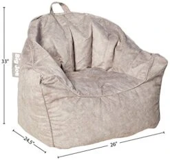 Big Joe Hug Bean Bag Chair, Gray Hyde, 3ft 13 Big Joe Hug Bean Bag Chair, Gray Hyde, 3ft -Amazon Store 41qkWXKynDL