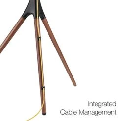 TechOrbits Tripod TV Stand With Mount - Non-Slip TV Mount Stand For Floor, Universal Fit, 45" To 65" TVs, Height Adjustable W/ 360 Degree Swivel, TV Stand For Bedroom, Living Room -Amazon Store 41qpd0fsmRL