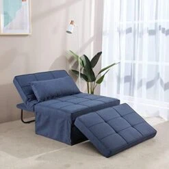Mdeam Sleeper Chair Bed Sofa Bed 4 In 1 Multi-Function Folding Ottoman Bed With Adjustable Backrest For Small Apartment/Living Room,No Installation(Light Blue) -Amazon Store 41qvf9tO9YL. AC