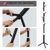 Azaeahom Coat Rack Freestanding With 8 Hooks 3 Adjustable Height Coat Racks Stand Clothing Hanger Stand Wooden Coat Tree Easy Assembly For Entryway, Bedroom, Hallway, Dormitory,Office Black -Amazon Store 41r1GNeYBFL