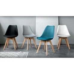 Mobili Fiver, Greta Scandinavian Style Chairs, Set Of 4, Petrol Blue 14 Mobili Fiver, Greta Scandinavian Style Chairs, Set Of 4, Petrol Blue -Amazon Store 41r6ZsWsZnL