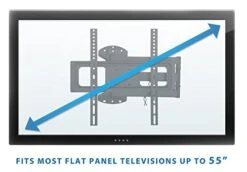 Mount-It! Full Motion TV Wall Mount | Long Arm TV Mount With 24 Inch Extension | Fits 32 To 55 Inch TVs With Up To VESA 400 X 400, 77 Lbs Capacity -Amazon Store 41r7HVaPqKL