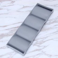 Yardwe European Style Wine Rack Plastic Wine Bottle Display Stacking Mat Can Easy Stacker Kitchen Cabinet Fridge Storage Rack (Dark Grey) -Amazon Store 41r8JhyDLIL