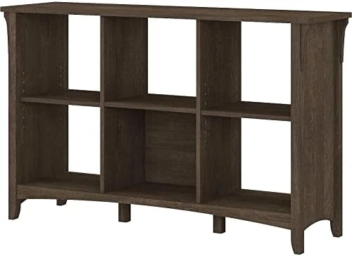 Bush Furniture Salinas Cube Shelf And Bookcase | Display Cabinet With 6 Shelves In Ash Brown | Modern Storage Cabinet With Open Bookshelf For Library, Office, Living Room, Bedroom And More 8 Bush Furniture Salinas Cube Shelf And Bookcase | Display Cabinet With 6 Shelves In Ash Brown | Modern Storage Cabinet With Open Bookshelf For Library, Office, Living Room, Bedroom And More - Image 6