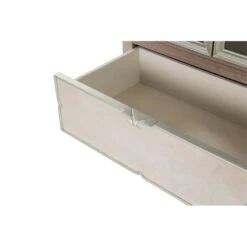 Michael Amini Camden Court Wood & Glass Display Cabinet In Ivory Pearl & Taupe -Amazon Store 41rXc47jeaL